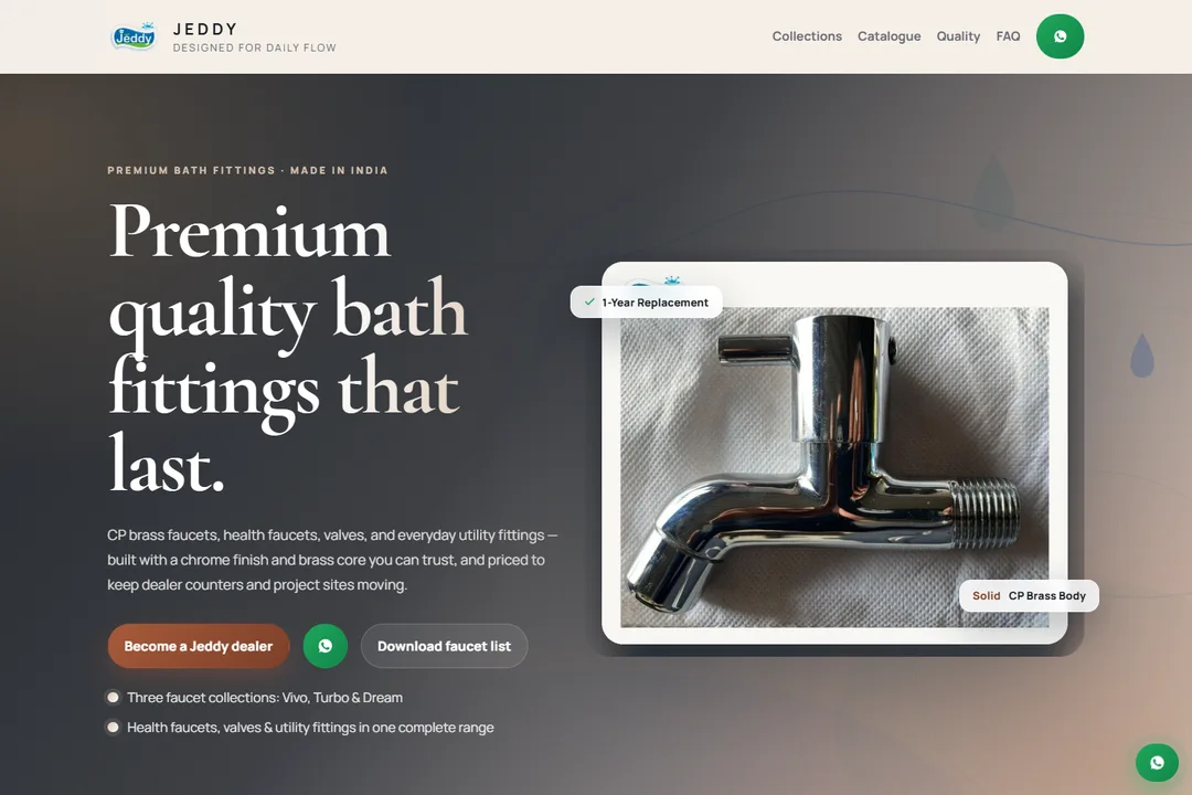 Jeddy website preview