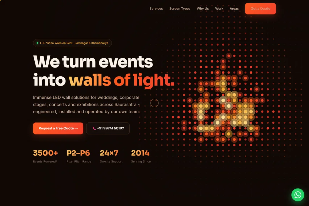 Shree Ganesh LED website preview